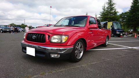 トラックマスターズ　トラマス　ＵＳトヨタ　ピックアップトラック　タコマ　逆輸入車　アメ車　赤いトラック　フルブラ　カーイベント (4)